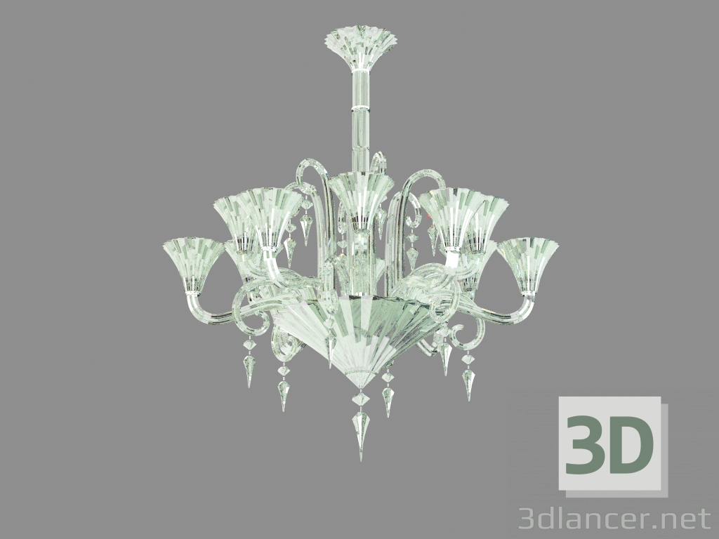 modello 3D Люстра Mille Nuits Chandelier 12L 2 104 856 - anteprima