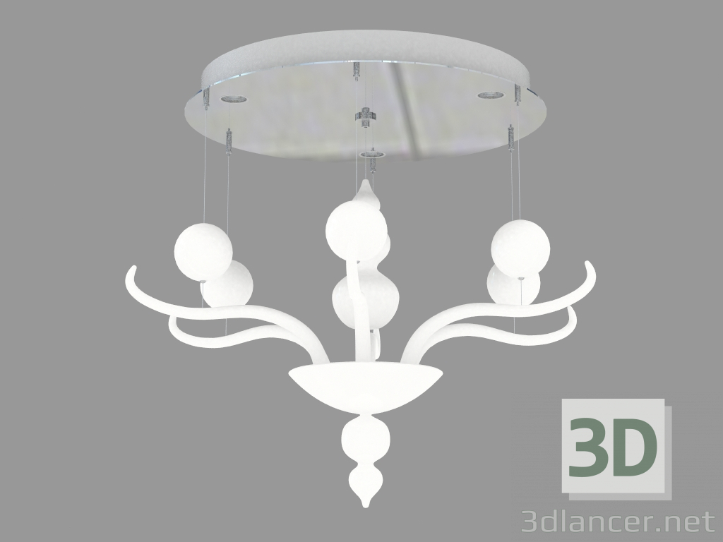 3d model Ceiling lighting fixture F10 A01 01 - preview