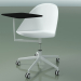 Modelo 3d Cadeira 2312 (5 rodas, com mesa, PA00001, PC00001 polipropileno) - preview
