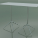 modello 3D Tavolo rettangolare con doppia base 5746 (H 103 - 69x139 cm, Bianco, LU1) - anteprima