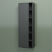 3d model Wall cabinet with 1 left door (8CUCECS01, Deep Nocturne C38, L 48, P 24, H 144 cm) - preview