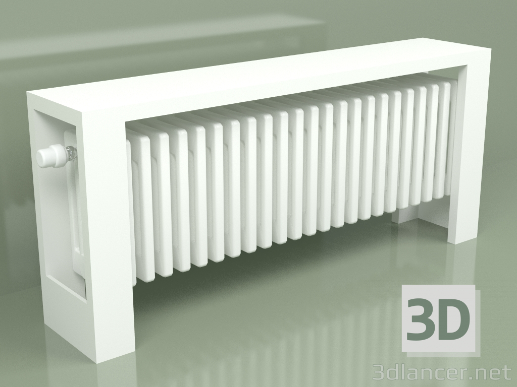 modèle 3D Radiateur Delta Column Bench V (H350 L1200 B177, RAL - 9016) - preview
