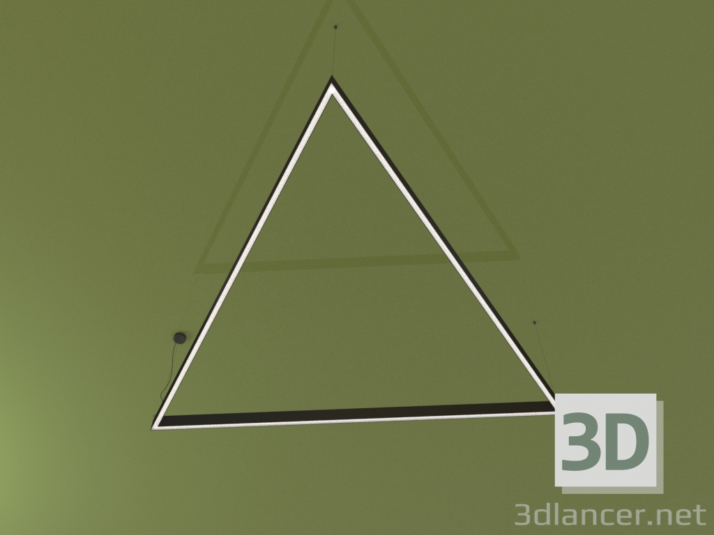 modèle 3D Luminaire TRIANGOLO (1695 mm) - preview