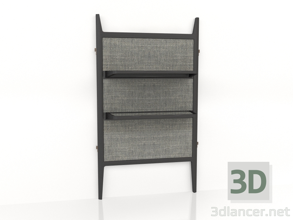 3d model Panel Set low 2 shelves L90 - preview