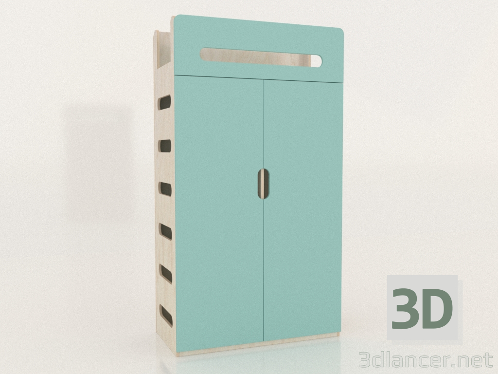 3D Modell Kleiderschrank geschlossen MOVE WE (WTMWE1) - Vorschau