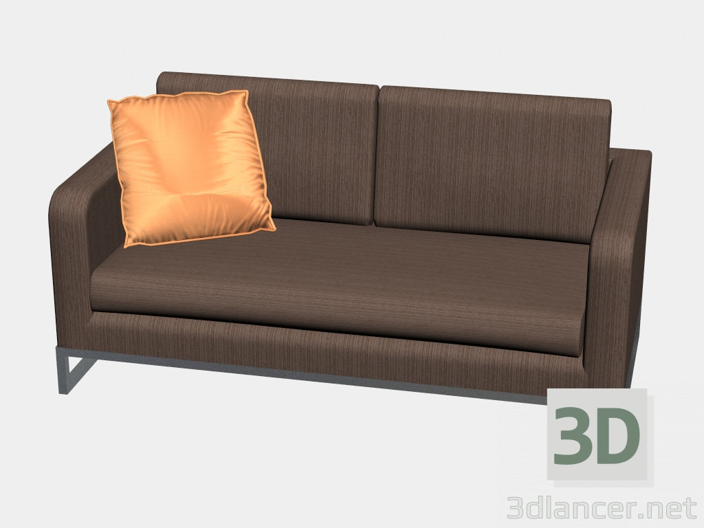 3D modeli Çift kişilik kanepe Lloyd - önizleme