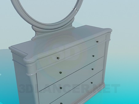 3d модель Трюмо – превью 3d модель Трюмо – превью