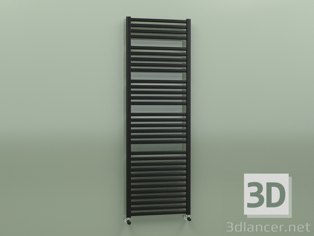 modello 3D Porta asciugamani PAREO (1800x600, Nero - RAL 9005) - anteprima