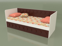 Canapé-lit pour adolescents avec 2 tiroirs (Arabika)
