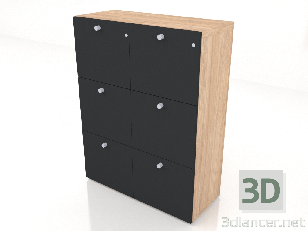 3d model File cabinet Mito MIT22 (980x418x1280) - preview