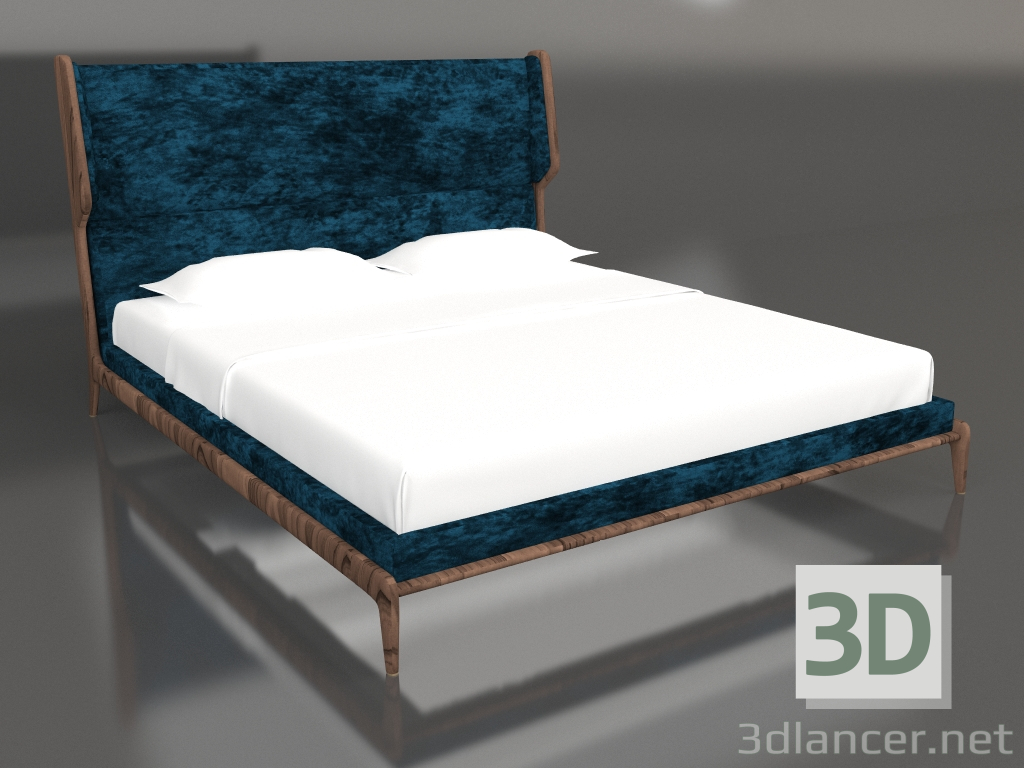 3D modeli Çift kişilik yatak Sleeping Muse california king - önizleme