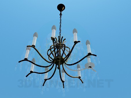 modelo 3D Araña de luces - escuchar modelo 3D Araña de luces - escuchar
