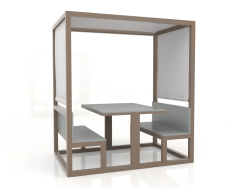 Dining booth (Bronze)