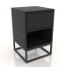 Modelo 3d Mesa de cabeceira 350x350 mm (preto RAL 9005) - preview