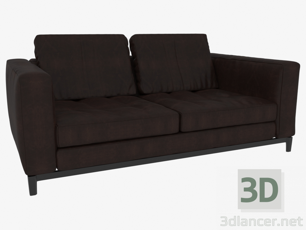 3d model Sofa double leather Andersen (178 x 82 x 103) - preview 3d model Sofa double leather Andersen (178 x 82 x 103) - preview