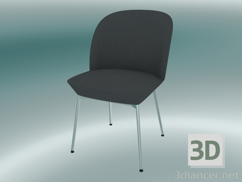 3D Modell Oslo Stuhl (Ocean 80, Chrom) - Vorschau
