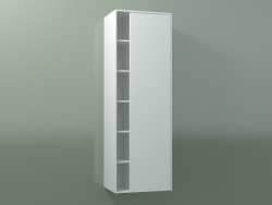 Настінна шафа з 1 правої дверцятами (8CUCEDD01, Glacier White C01, L 48, P 36, H 144 cm)