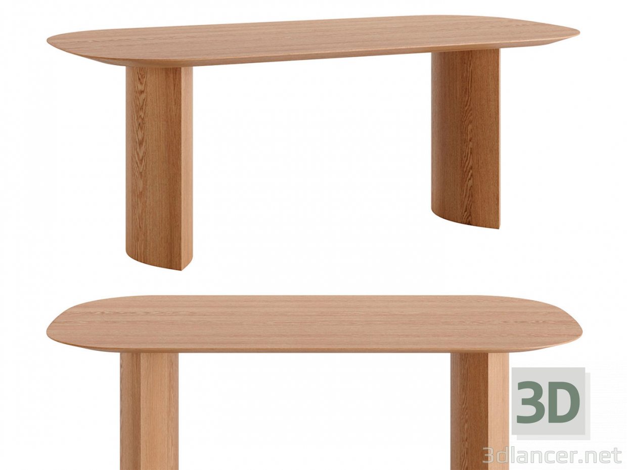 3d Plauto Dining Table by Miniforms model buy - render