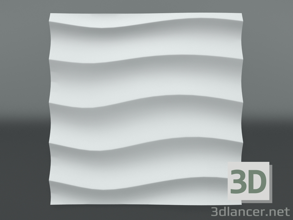 modèle 3D Panneau de plâtre 3d S-216 - preview