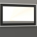 modello 3D Specchio ZL 18 (750x450, legno nero, bianco) - anteprima