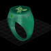 modello 3D di L'anello con un onice nero comprare - rendering