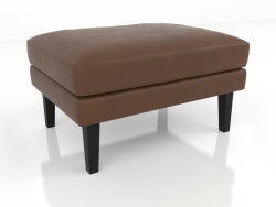 Pouf (high legs, leather)
