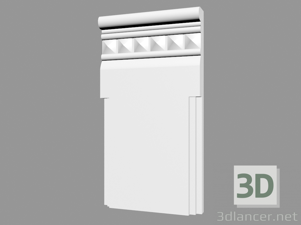 modèle 3D Pilastre (base) PL555 - preview