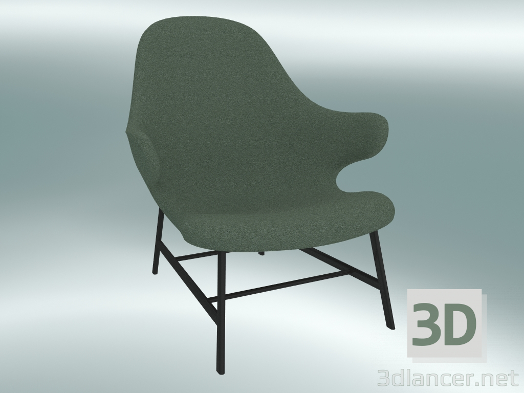 modello 3D Chaise lounge Catch (JH13, 82x92 H 86cm, Divina - 944) - anteprima