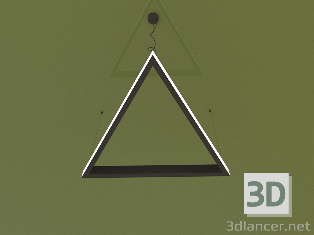 3d model Luminaire TRIANGOLO SIDE (680 mm) - preview