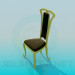 3D modeli Klasik uygulamasında yumuşak sandalye - önizleme