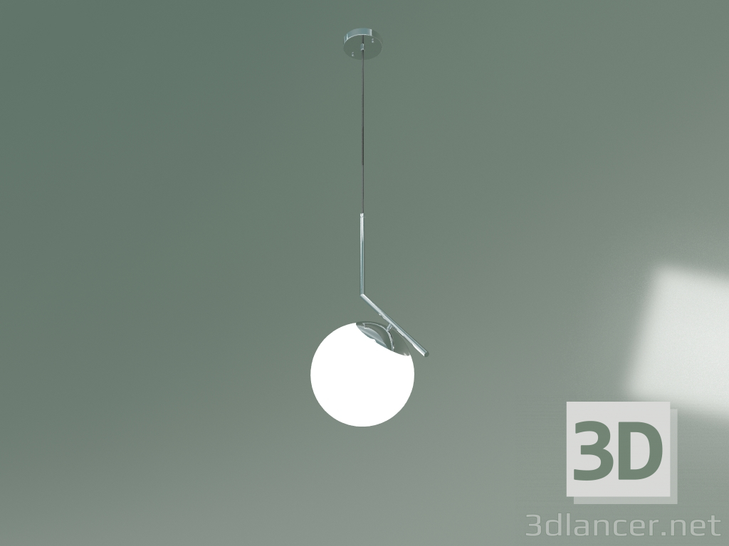 modello 3D Lampada a sospensione 50153-1 (cromo) - anteprima
