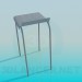 3d model Bench with a fillet - preview