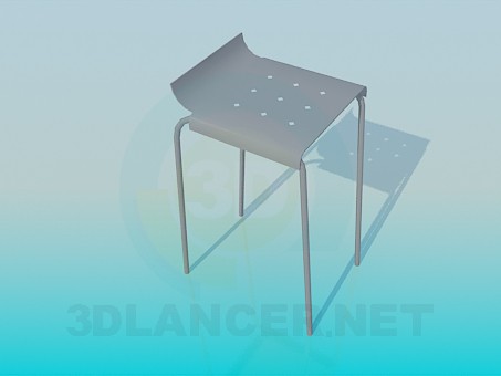 3d модель Табурет с бортиком – превью 3d модель Табурет с бортиком – превью