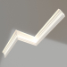 3d model Built-in gypsum wall lamp WALL 002 (169x122) - preview