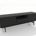 3d model Mueble de TV 1450 mm (negro RAL 9005) - vista previa