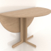 modèle 3D Table à manger 1100 mm (extensible, option 2, Chêne blanchi) - preview