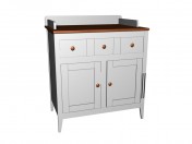 Chest of drawers with changing table