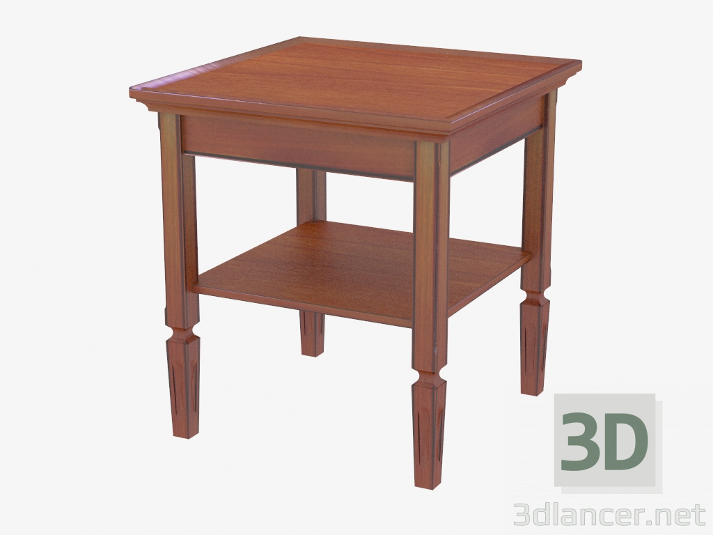 modello 3D Tavolino con ripiano CM09 - anteprima