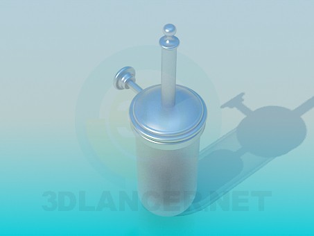 3d модель Ершик для унитаза – превью 3d модель Ершик для унитаза – превью