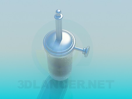 3d модель Ершик для унитаза – превью 3d модель Ершик для унитаза – превью