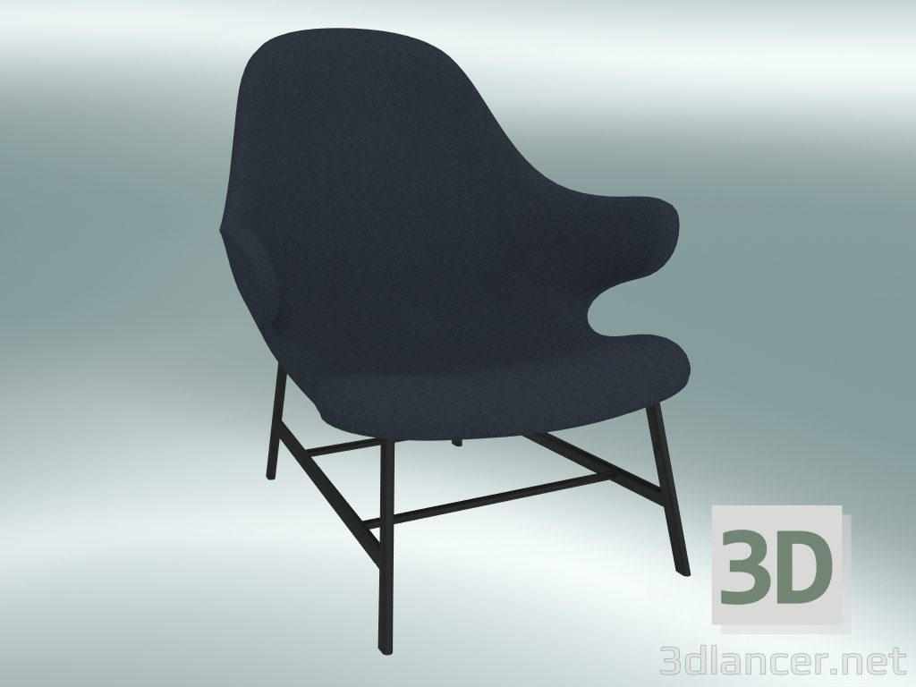 modello 3D Chaise lounge Catch (JH13, 82x92 H 86cm, Divina - 793) - anteprima