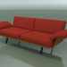 modello 3D Modulo centrale Lounge 4402 (L 180 cm, effetto Teak) - anteprima