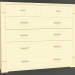 3d model Large chest of drawers - preview 3d model Large chest of drawers - preview