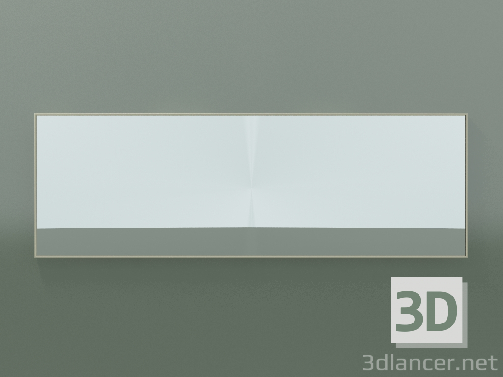 modèle 3D Miroir Rettangolo (8ATGB0001, Bone C39, H 48, L 144 cm) - preview