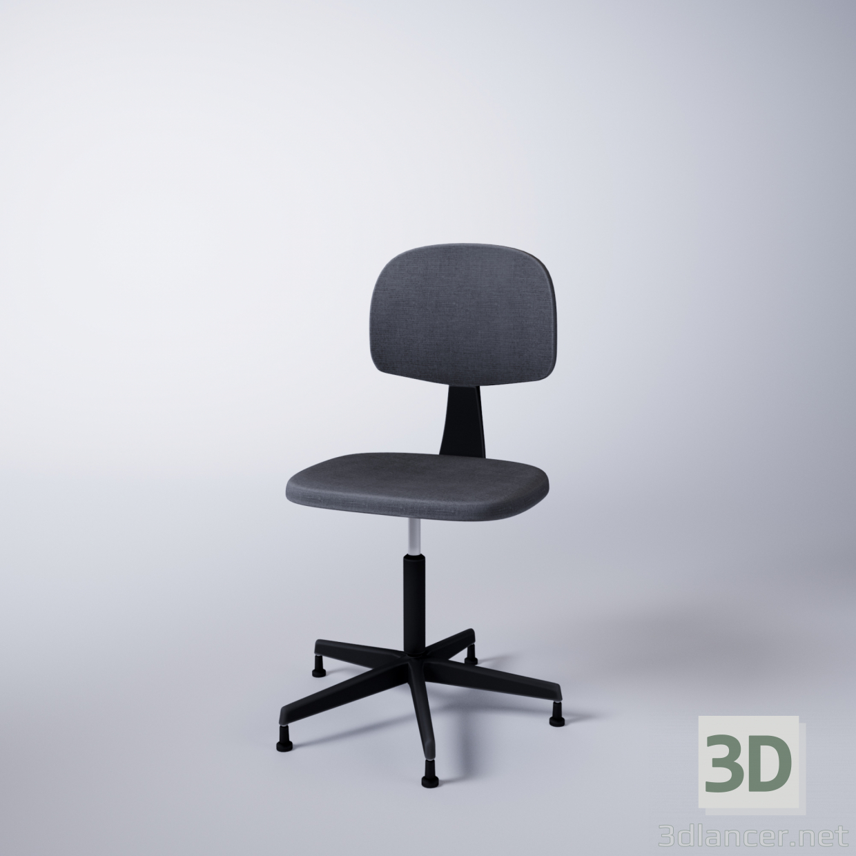3D Bilgisayar koltuğu modeli satın - render