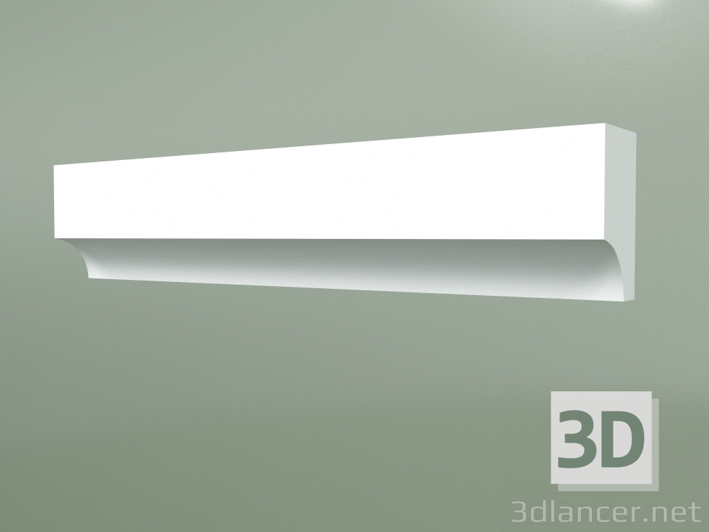 modello 3D Modanatura in gesso MT064 - anteprima
