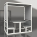 3d model Dining booth (Agate gray) - preview