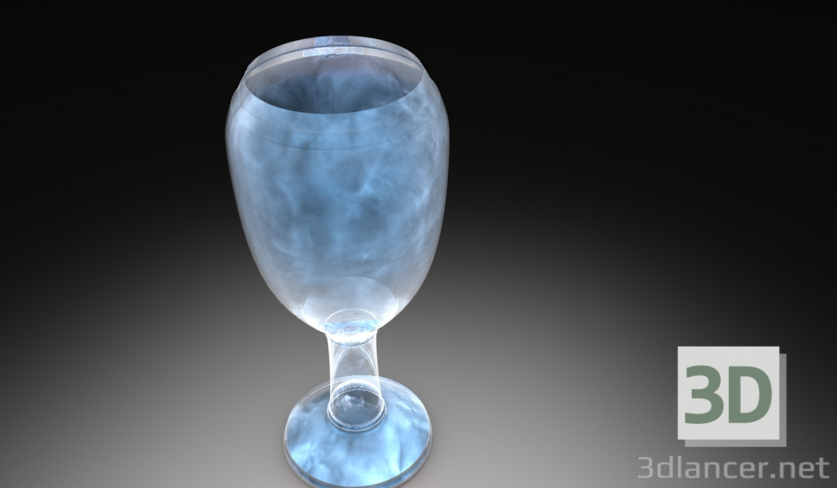 modello 3D Bottiglia - anteprima