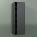Modelo 3d Gabinete de parede com 1 porta direita (8CUCEDD01, Deep Nocturne C38, L 48, P 36, H 144 cm) - preview