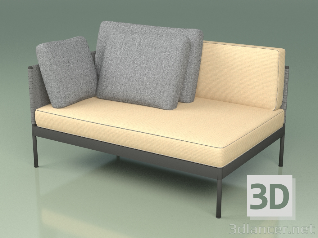 3d model Modular sofa (353 + 334, option 1) - preview